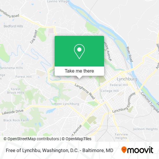 Mapa de Free of Lynchbu