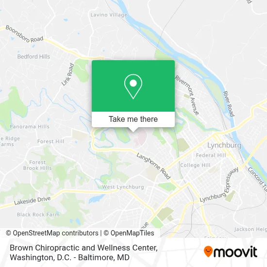 Brown Chiropractic and Wellness Center map