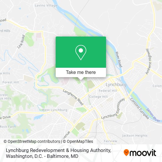 Lynchburg Redevelopment & Housing Authority map