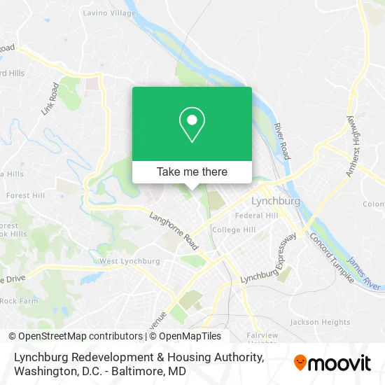 Lynchburg Redevelopment & Housing Authority map