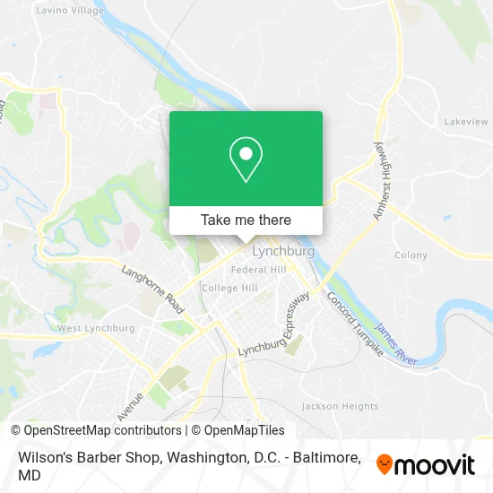 Wilson's Barber Shop map