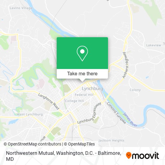 Northwestern Mutual map