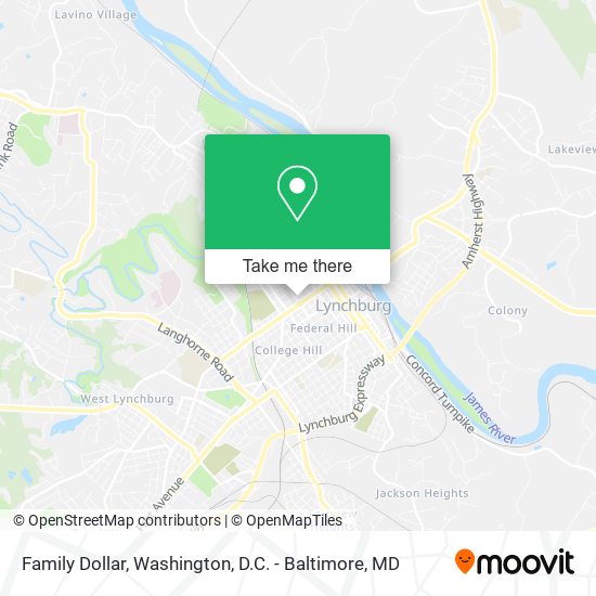 Family Dollar map
