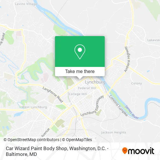 Car Wizard Paint Body Shop map