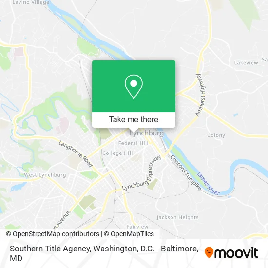 Southern Title Agency map