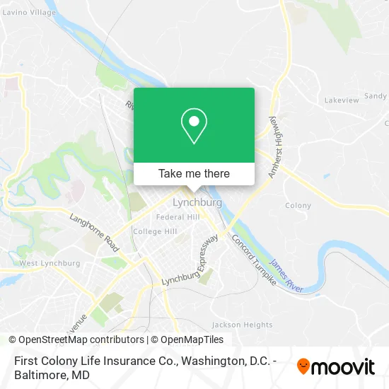 First Colony Life Insurance Co. map