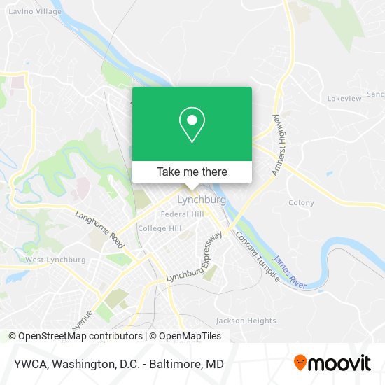 Mapa de YWCA
