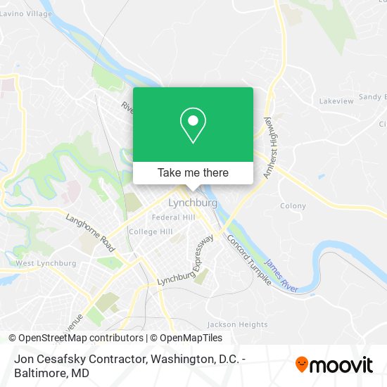 Mapa de Jon Cesafsky Contractor