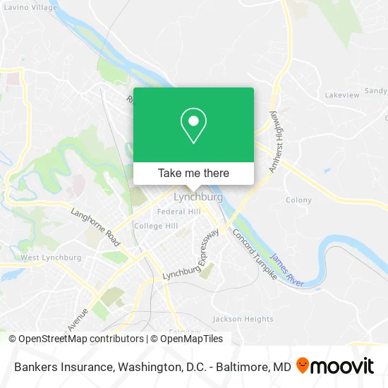 Bankers Insurance map