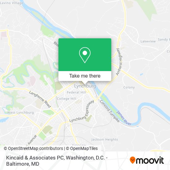 Mapa de Kincaid & Associates PC