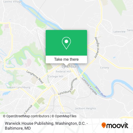 Mapa de Warwick House Publishing