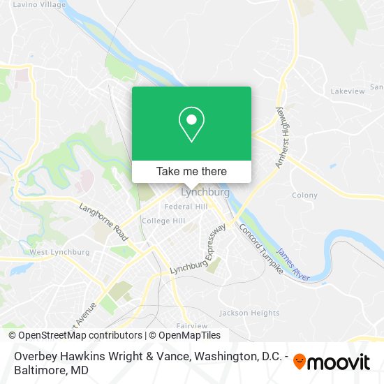 Overbey Hawkins Wright & Vance map