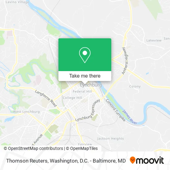 Thomson Reuters map