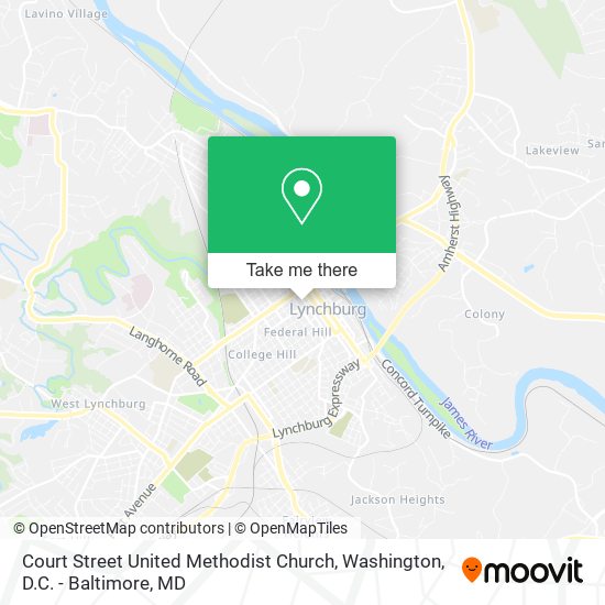 Court Street United Methodist Church map