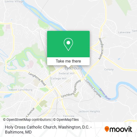 Holy Cross Catholic Church map