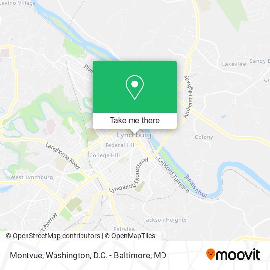 Montvue map