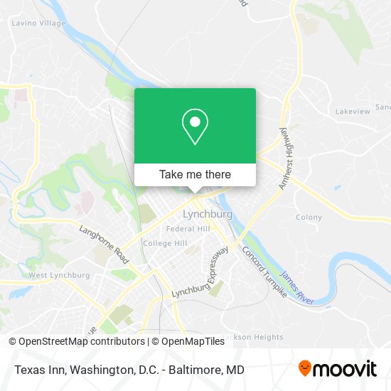 Mapa de Texas Inn