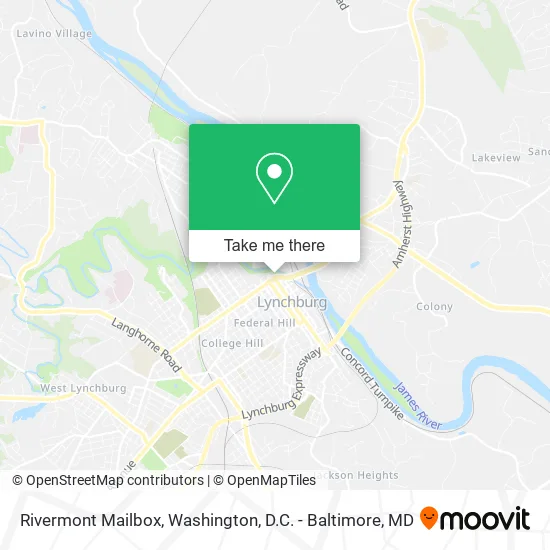 Rivermont Mailbox map