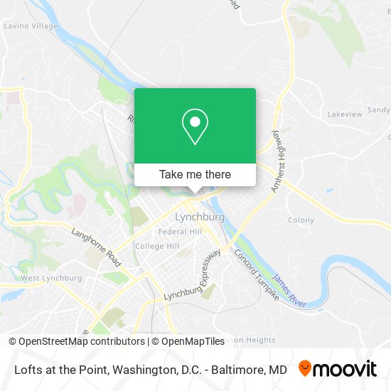 Lofts at the Point map