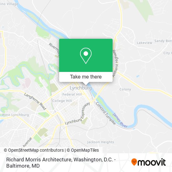 Richard Morris Architecture map