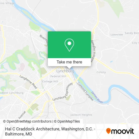 Hal C Craddock Architecture map