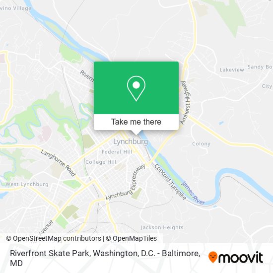 Riverfront Skate Park map