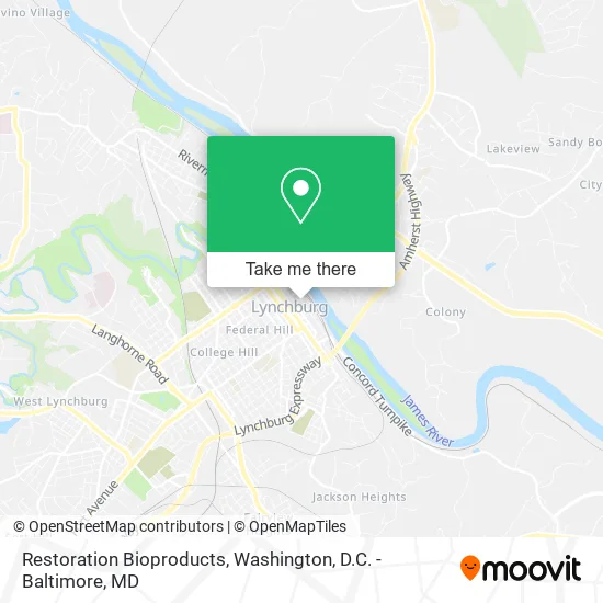 Restoration Bioproducts map