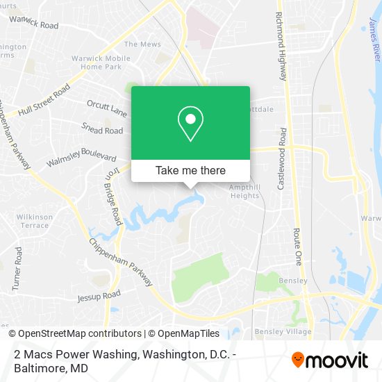 2 Macs Power Washing map