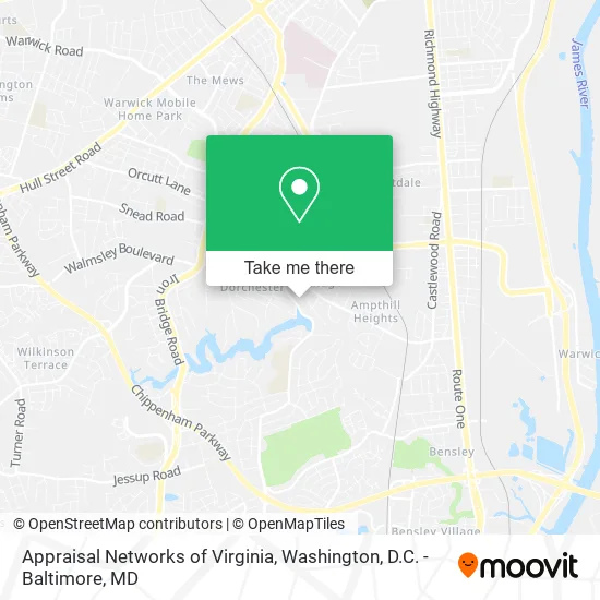 Appraisal Networks of Virginia map