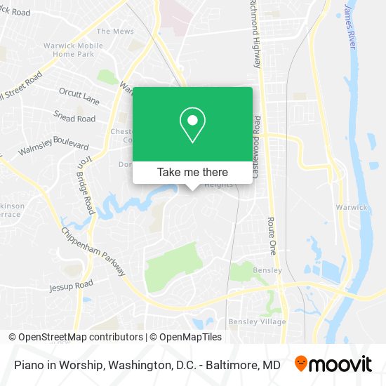 Mapa de Piano in Worship