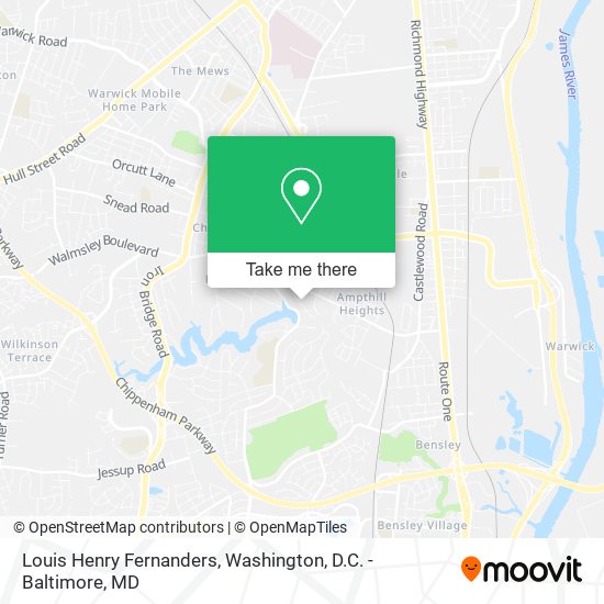 Mapa de Louis Henry Fernanders