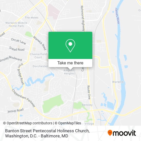 Banton Street Pentecostal Holiness Church map