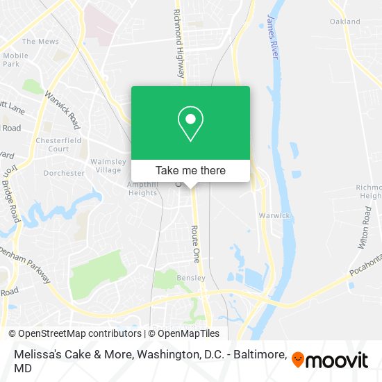 Mapa de Melissa's Cake & More