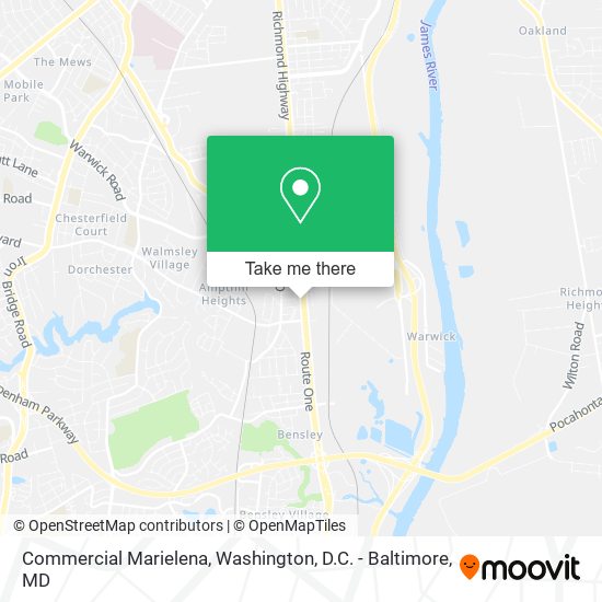 Commercial Marielena map