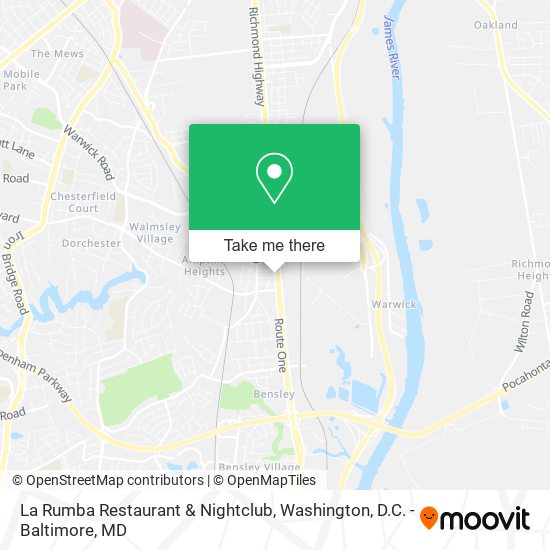 Mapa de La Rumba Restaurant & Nightclub
