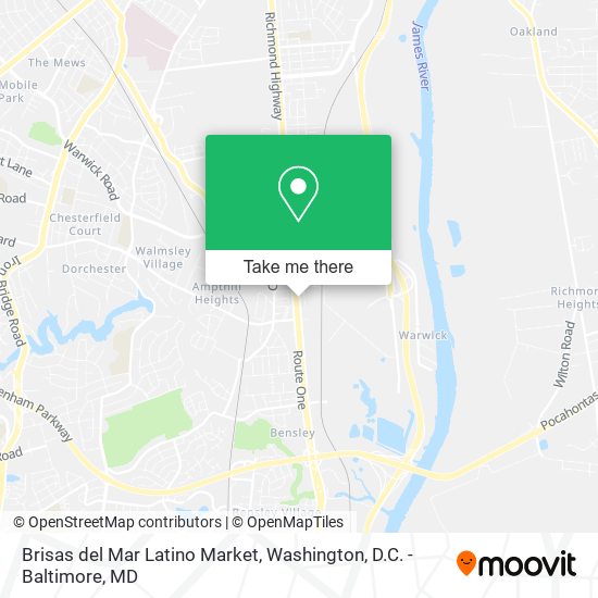Mapa de Brisas del Mar Latino Market