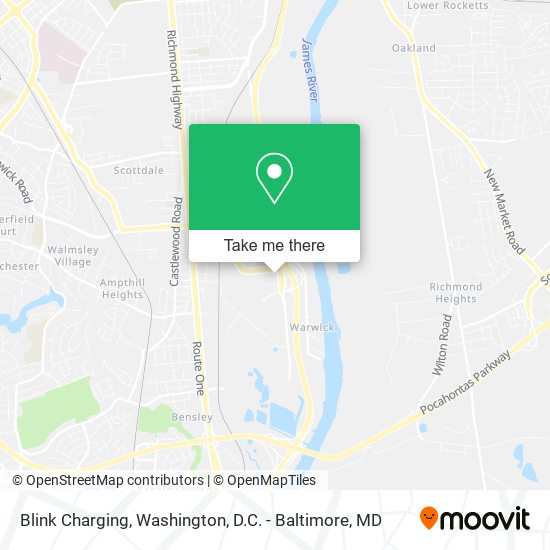 Blink Charging map