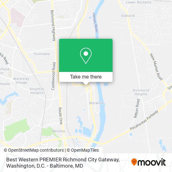 Mapa de Best Western PREMIER Richmond City Gateway