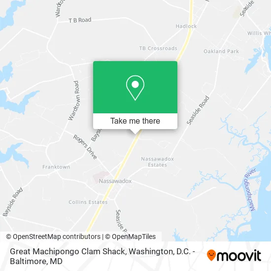 Great Machipongo Clam Shack map