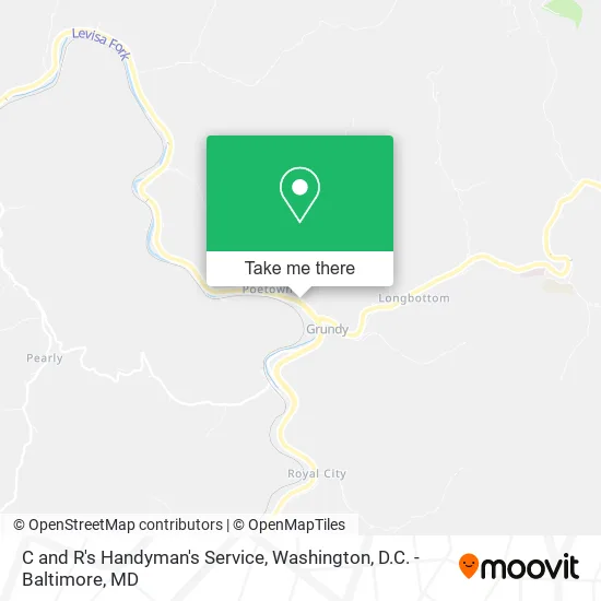 C and R's Handyman's Service map