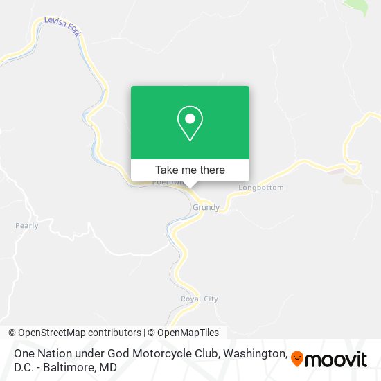 Mapa de One Nation under God Motorcycle Club