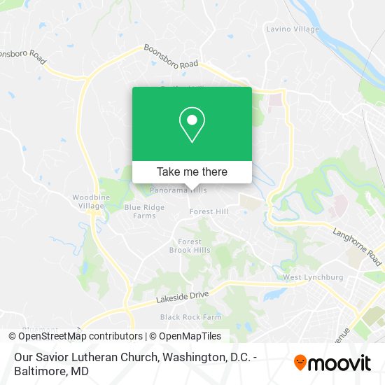 Our Savior Lutheran Church map