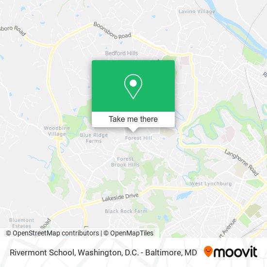 Rivermont School map