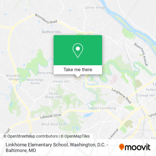 Mapa de Linkhorne Elementary School