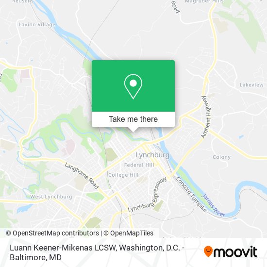 Mapa de Luann Keener-Mikenas LCSW