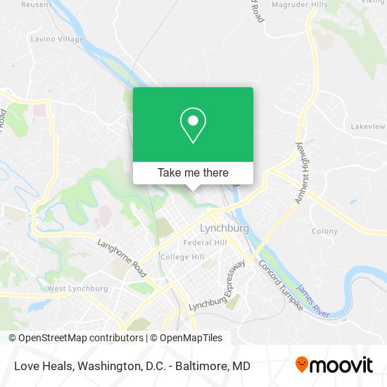 Love Heals map