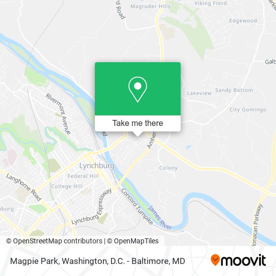 Mapa de Magpie Park