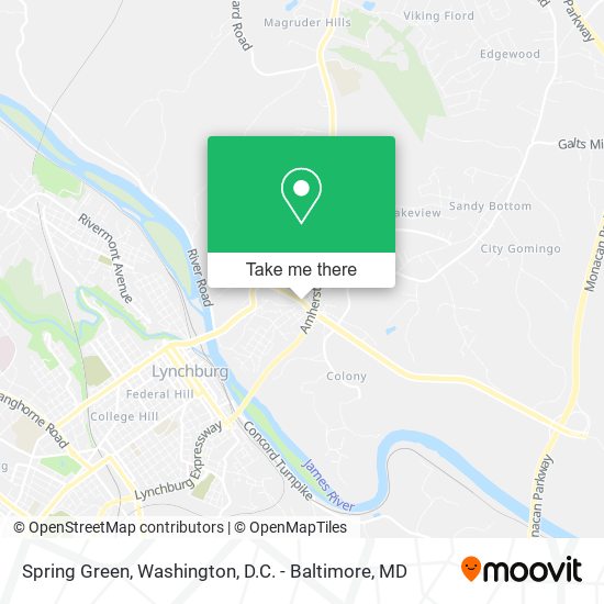 Spring Green map