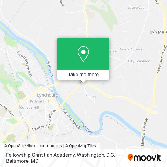 Fellowship Christian Academy map