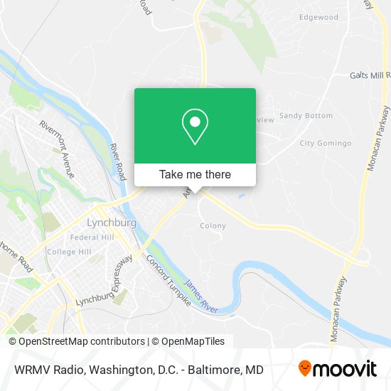 WRMV Radio map